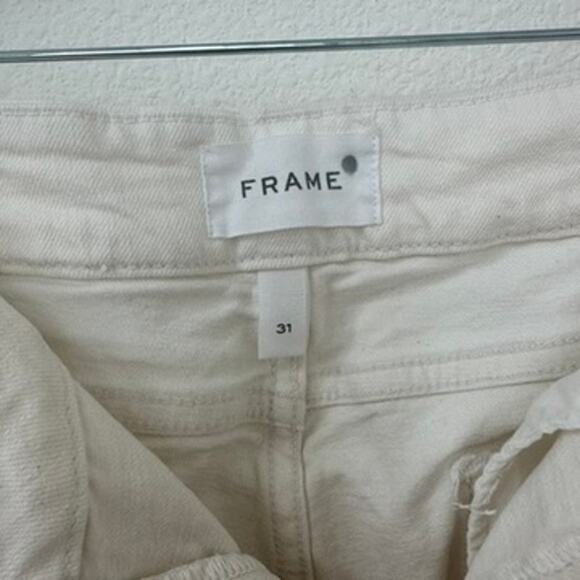 Frame Le Mini Boot Jeans - Size 31, White - Picture 2 of 5